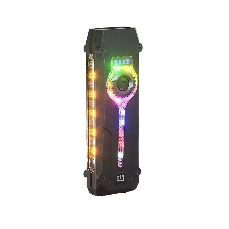 Rechargeable Led Super Brıght Flashlıght, Uv Lıght & Red Laser For Emergency,IPX4 Water Resistance